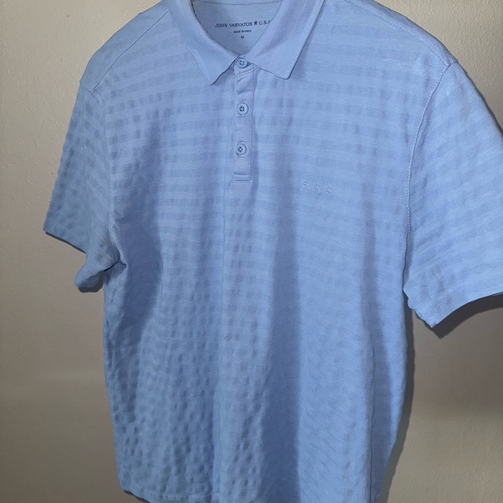 John Varvatos Sky Blue Polo Shirt
